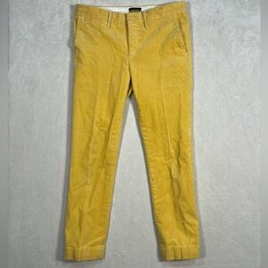 Women’s Ralph Lauren Rugby Size 6 Yellow Corduroy Classic Trad Ivy Pants Trouser
